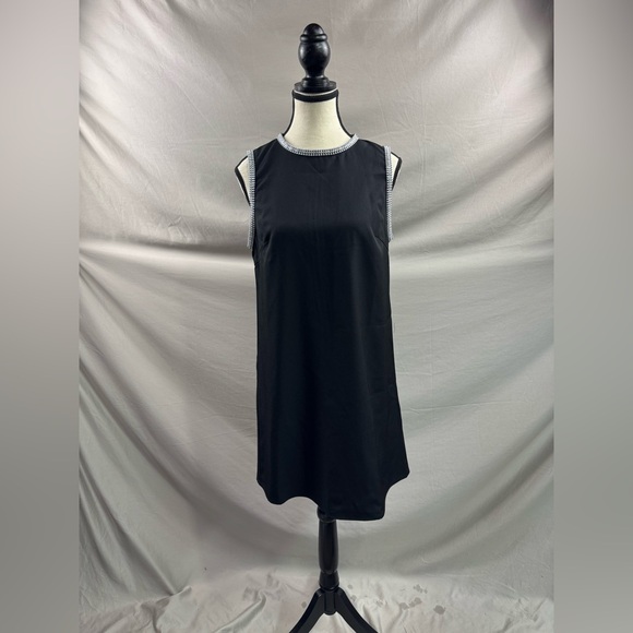 Rhinestone Embellishment Mini Dress Black - Picture 8 of 10